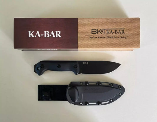 Ka-Bar BK2 Becker Harpoon 1095 Steel Fixed Blade Knife 5.25" w/ Sheath and Box*