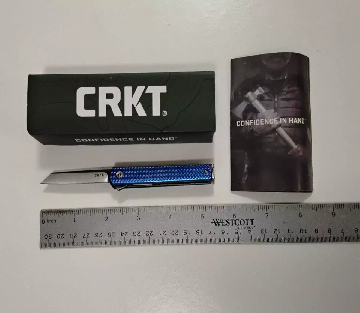 CRKT 7083 Richard Rogers CEO Microflipper Knife 2.21" Satin Sheepsfoot Blade New