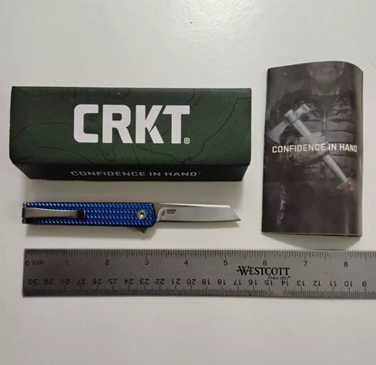 CRKT 7083 Richard Rogers CEO Microflipper Knife 2.21" Satin Sheepsfoot Blade New