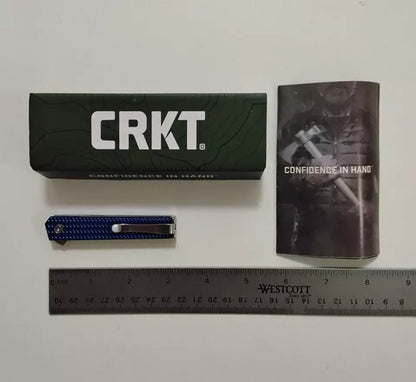 CRKT 7083 Richard Rogers CEO Microflipper Knife 2.21" Satin Sheepsfoot Blade New