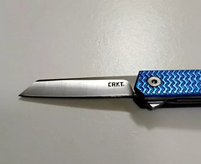 CRKT 7083 Richard Rogers CEO Microflipper Knife 2.21" Satin Sheepsfoot Blade New