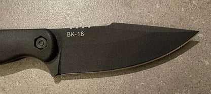 Ka-Bar BK18 BLACK Becker Harpoon 1095 Steel Blade Knife 4.625" w/Sheath USA New with Box