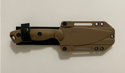 Ka-Bar BK18 Becker Harpoon 1095 CroVan Steel Fixed Blade Knife 4.625" with sheath, box and booklet
